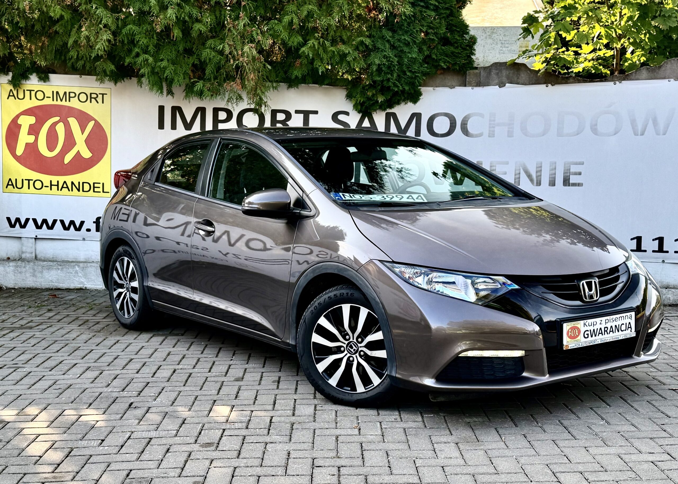 HONDA CIVIC 5DR 2014 RATA od 439 zł