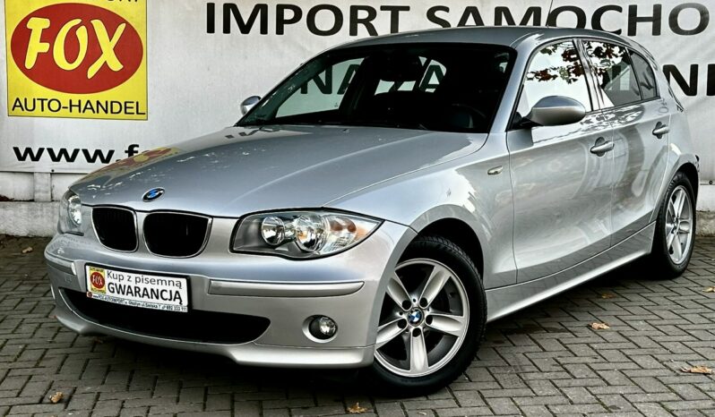 BMW 116 BMW 116i 116KM Klimatronik, 5 drzwi, 6 biegów, 1 rej. 2007 rok full