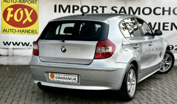 BMW 116 BMW 116i 116KM Klimatronik, 5 drzwi, 6 biegów, 1 rej. 2007 rok full